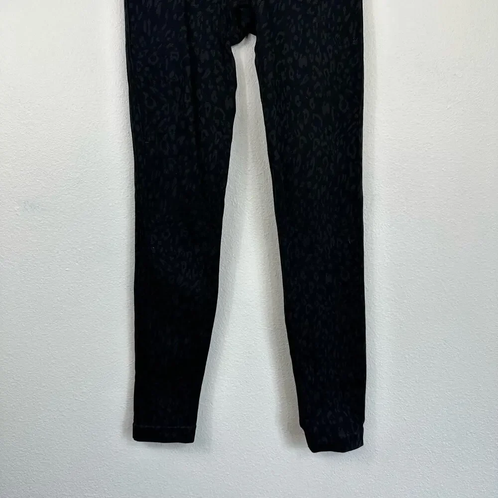 Spanx Seamless Leggings Dark Leopard Small